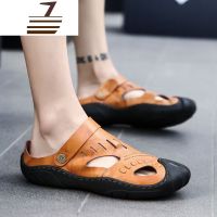 尗卡新款沙滩鞋男士户外休闲鞋登山鞋包头室外凉托鞋子男
