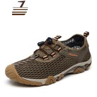 尗卡透气登山网布鞋男户外网眼镂空休闲网面鞋天洞洞旅游徒步鞋休闲鞋