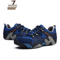 尗卡新款男士休闲网鞋网布鞋透气运动鞋大码户外徒步鞋网面登山鞋休闲鞋