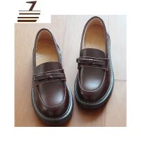 尗卡黛女子高校生JK制服鞋真皮软妹单鞋小皮鞋日系平底复古学院乐福鞋