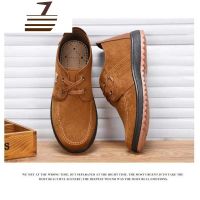 尗卡[高品质牛筋底]男防滑耐磨软底透气中老年休闲健步鞋休闲鞋