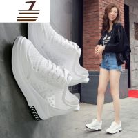 尗卡内增高女鞋厚底小白鞋2020新款街拍显瘦透气百搭韩版运动网鞋休闲鞋