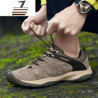 尗卡户外登山鞋男真皮徒步鞋防水防滑运动休闲轻便爬山鞋子旅游鞋休闲鞋