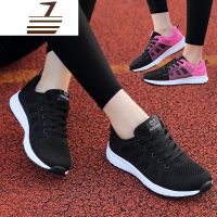 尗卡跑步鞋女2020新款透气网面黑色运动鞋女轻便舒适软底防滑练车鞋女休闲鞋