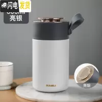 三维工匠保温桶饭盒便携上班族学生装汤壶小号小型焖烧杯大容量闷烧壶焖粥 白色-600