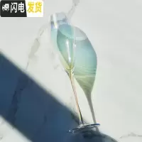 三维工匠一对彩虹香槟杯礼盒2个欧式情侣红酒杯水晶起泡酒杯高泡酒杯 彩虹闺蜜香槟杯单只