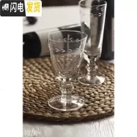 三维工匠收集时光 法单 玻璃高脚杯红酒杯香槟杯 南法风-红酒杯(都有划痕气泡)