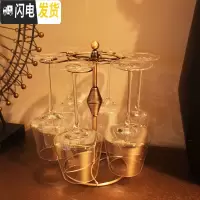 三维工匠2支装超上镜网红方形红酒杯套装一对高脚杯勃艮第葡萄酒酒杯微瑕 方形5506支+酒架