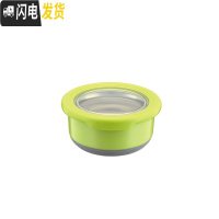 三维工匠网红饭盒可爱上班族少女心好看的学生水果儿童盒密封不锈钢便当盒 绿色220