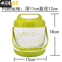 三维工匠保温瓶提锅汤桶便当饭盒不锈钢内胆双层餐盒学生饭桶家用定制 绿色小号1.6(2135)