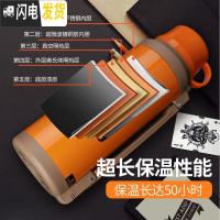 三维工匠旅行者户外家用保温壶304不锈钢驴友装备真空杯焖烧热水壶2 1600白色