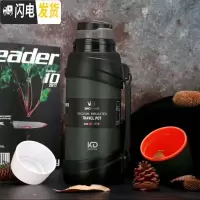 三维工匠304不锈钢保温壶大容量2.5户外旅壶迷彩壶车载2保温杯 迷彩绿2.5