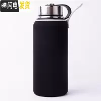 三维工匠户外便携车载水壶1500大容量304不锈钢保温杯登山旅行定制刻字 中号800送手提杯套