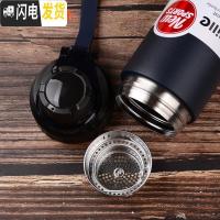 三维工匠保温杯316不锈钢水杯大容量男女士运动便携杯子学生户外水壶 XB-19125红色加杯套