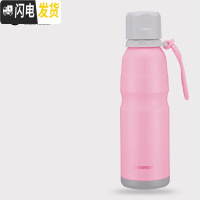 三维工匠运动水杯不锈钢保温保冷两用女大容量恒温健身户外运动水壶 运动粉色杯子(收藏店铺送杯套)保温壶