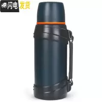 三维工匠不锈钢保温水壶大容量男女士杯家用便携车载户外旅热水瓶 尚青色2000保温杯
