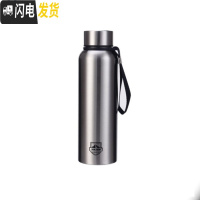 三维工匠保温杯男女不锈钢大容量户外便携学生水杯有滤网定制刻字印字 钢本色700