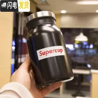 三维工匠保温杯大容量户外便携简约304不锈钢男女士泡茶水杯子带过滤网壶 黑色420商务保温杯-标签1C2无提环