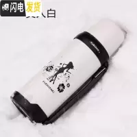 三维工匠保温杯大容量女1000便携水杯子户外保温瓶宝宝婴儿外出水壶 美人白-1000(按压开盖)