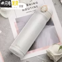 三维工匠车载保温杯女男学生可爱大容量不锈钢户外便携办公商务刻字 珍珠白PRW
