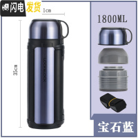 三维工匠保温杯不锈钢大容量水杯子旅行户外保温壶1.2/1.5/1.8 1.5玫瑰金级款