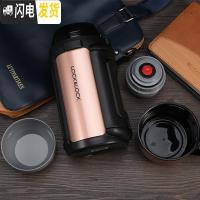 三维工匠保温杯不锈钢大容量水杯子旅行户外保温壶1.2/1.5/1.8 1.5宝石蓝级款