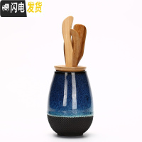 三维工匠建盏功夫茶具套装家用小套泡茶简约钧窑陶瓷盖碗茶壶茶杯整套 JD-天目-茶道六君子