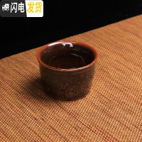 三维工匠懒人石磨半自动茶具套装陶瓷家用功夫泡茶器创意个性复古防烫茶壶 浅绿色万古红茶杯6个组