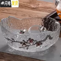 三维工匠日式梅花整套功夫茶具套装家用小耐热玻璃泡茶壶茶杯茶道简约现代 梅花茶洗买三送一
