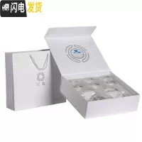 三维工匠茶具套装家用现代6只装整套简约懒人泡茶全自动功夫茶具 礼盒装九件套九件套礼盒装