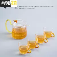 三维工匠功夫茶具套装家用客厅简约可高温加厚日式玻璃茶壶茶杯茶盘小茶台 十二角细纹壶一壶四杯