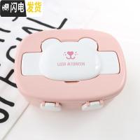 三维工匠宝宝分格小型儿童早餐家用水果盒带盖日式一年级小学生 团购联系客服饭盒/提锅