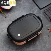 三维工匠冰箱保鲜盒塑料饭盒圆形微波炉加热带专用碗便当盒餐盒水果收纳盒 粉色