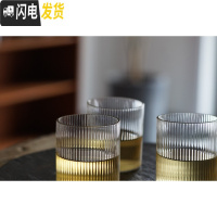 三维工匠国内良品 日式 筋纹耐热玻璃 水杯 茶杯 酒杯 果汁杯 牛奶杯 咖啡玻璃杯