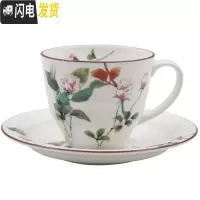 三维工匠骨瓷下午茶咖啡红茶杯碟日式创意陶瓷办公室礼品粉嫩少女心马克杯