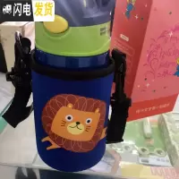 三维工匠卡通儿童保温杯带不锈钢水壶幼儿园宝宝小学生防摔水杯子 小靓仔(蓝色)+蓝色杯套