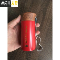 三维工匠木纹盖小保温杯超迷你可爱女小巧口袋水杯细长便携学生杯150250 150烫金提手小小杯红