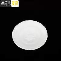 三维工匠[拍1发3]德化猪油白功夫茶杯主人品茗杯白瓷杯子小单杯茶碗茶具 荷塘杯垫[拍1发3]