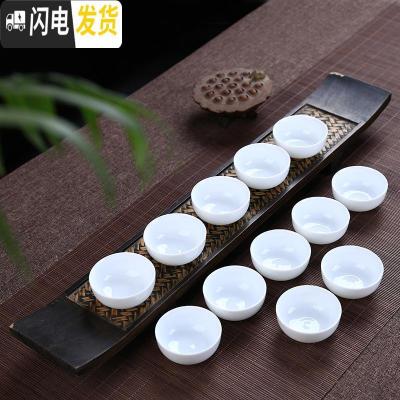 三维工匠德化茶具 泡茶白瓷小茶杯子品茗杯 单杯功夫普洱茶杯纯白色陶瓷杯 07款:5.8cmx2.5cm