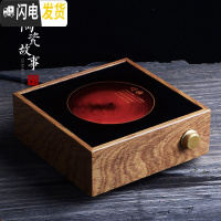 三维工匠日式玻璃烧水壶蒸汽煮茶器煮茶壶家用全自动小型茶具电陶炉套装 方源电陶炉