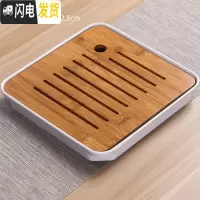 三维工匠玻璃茶壶单壶可高温泡茶壶茶水分离泡茶器过滤花茶壶小红茶具套装 四方茶盘白色