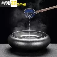 三维工匠煮茶器陶瓷煮茶壶黑白茶普洱煮茶炉家用分茶器复古电陶炉套装 盈福煮茶3件套茶具