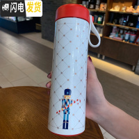 三维工匠保温杯2019情侣杯子大容量不锈钢车载随行女生水杯送礼 红盖子473