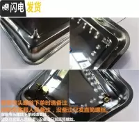 三维工匠嵌入式不锈钢茶盘接水茶盘功夫茶具茶桌底盘配件托盘漏水盘排水盘 实际尺寸长30*宽24*高4.8cm