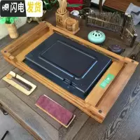 三维工匠茶盘家用简约茶具竹茶盘功夫茶台竹制茶海储水排水式茶托大号小号 茶韵52*31.5*6.5cm