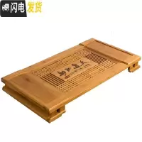 三维工匠茶盘家用简约茶具竹茶盘功夫茶台竹制茶海储水排水式茶托大号小号 茶艺49.5*28.5*7cm