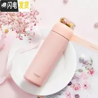 三维工匠茶水分离保温杯男大容量男士水杯便携商务304不锈钢泡茶杯子 樱花粉550(不送杯套送杯刷)316材质