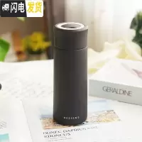 三维工匠创意保温杯不锈钢韩版个性男女学生随手杯运动水杯子ins 清新文艺 黑色350/带提手