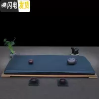 三维工匠东韵整块乌金石茶盘复古石头茶台石材茶海石黑石排水茶承 50*20*3茶具