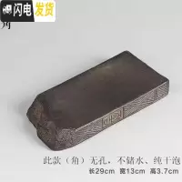 三维工匠干泡台茶盘家用陶瓷储水式小茶台仿古汉砖茶承壶承单人茶托干泡盘 干泡盘汉砖-角茶具